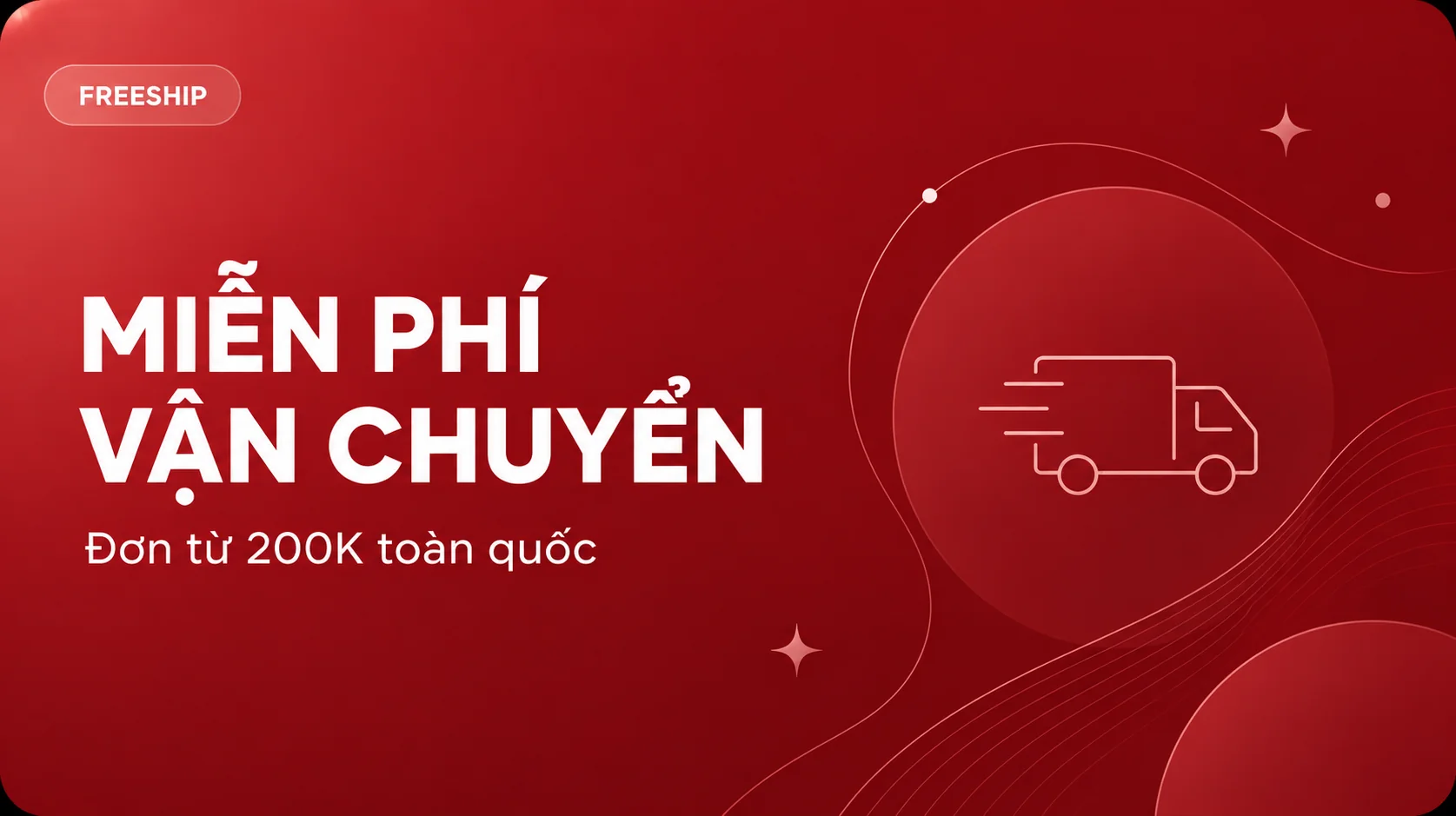 Miễn phí vận chuyển